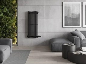 Mexen Aurora grzejnik dekoracyjny 1200 x 450 mm, 917 W, czarny - W212-1200-450-00-70