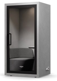 Budka akustyczna do biura INBOX 1-osobowa 2100 x 1100 x 900 mm