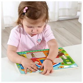 Tooky toy tablica manipulacyjna zamki obrazki farma