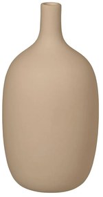 Beżowy ceramiczny wazon Blomus Nomad, wys. 21 cm
