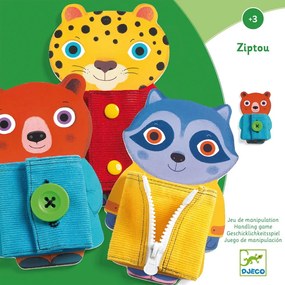 Drewniane zapinane zwierzątka dla dzieci Djeco