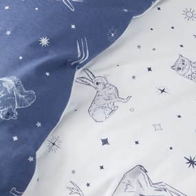 Flanelowa pościel dziecięca jednoosobowa 135x200 cm Starlight Animals – Bianca
