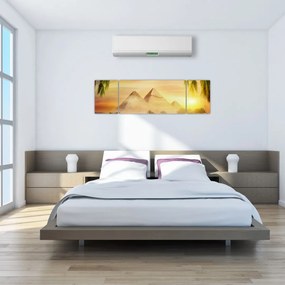 Obraz - Piramidy (170x50 cm)