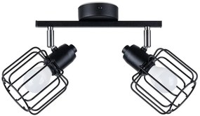 Czarny nowoczesny druciany plafon - A150 T1-G25