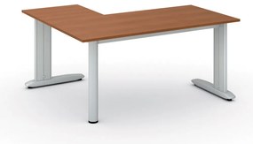Narożne biurko PRIMO FLEXIBLE, 160x140 cm, czereśnia