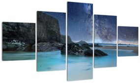 Obraz plaży (125x70 cm)