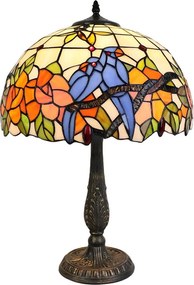 Brilagi - Lampa stołowa Tiffany witrażowa JUNGLE 2xE27/60W/230V