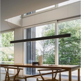 Ideal Lux - Lampa wisząca LED na lince LINUS LED/32W/230V 3000K CRI 90 120 cm czarna