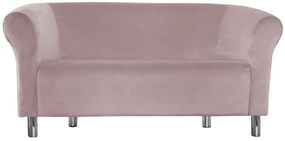 Sofa Milo MG55 szary róż nogi chrom