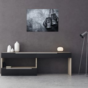 Obraz na szkle - Rękawice bokserskie (70x50 cm)