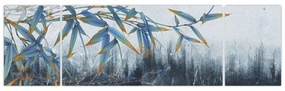 Obraz - Bambus na ścianie (170x50 cm)