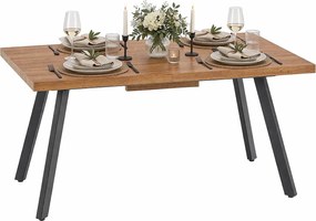 Prostokątny rozkładany stół w kolorze orzecha G4-E91