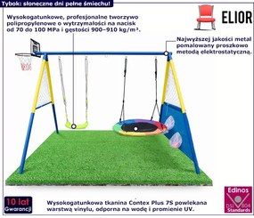 Dziecięca huśtawka ogrodowa 4w1 K0-S81