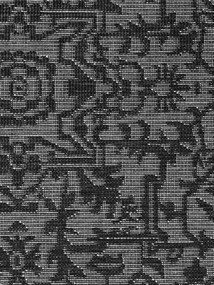 Dywan zewnętrzny dwustronny Duet czarno-kremowy 160 cm x 230 cm