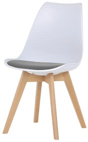 Zestaw krzeseł do jadalni CT-X7056 GREY, 4 szt.