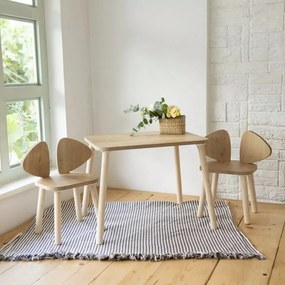 Zestaw dla dzieci stolik i dwa krzesełka Mickey Two Chair Set - Brown