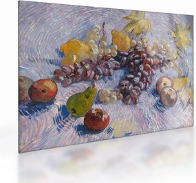 Obraz na szkle - Vincent van Gogh, Grapes, Lemons, Pears, and Apples, reprodukcje (70x50 cm)