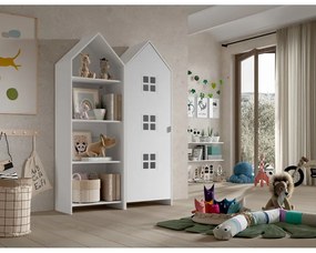 Biała szafa dziecięca otwarta 115x171,5 cm CASAMI BRUGES – Vipack