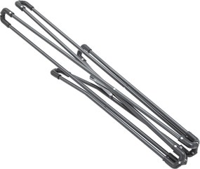 Outsunny camping krzesło przenośne składane krzesło ogrodowe szary+biały 88 x 74 x 84 cm