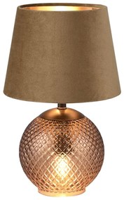 Lampa stołowa w kolorze brązu (wys. 29 cm) Jonna – Trio