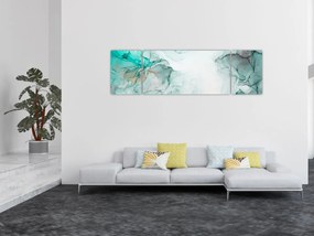 Obraz - Atramentowa abstraakcja 2 (170x50 cm)