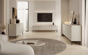 Kaszmirowa szafka RTV Silk szer. 200 cm