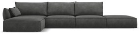 Szary narożnik (lewostronny) Vanda – Mazzini Sofas