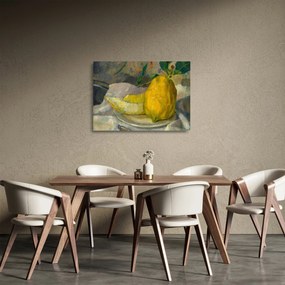 Obraz na szkle - French 19th Century, Melon and Lemon, reprodukcje (70x50 cm)