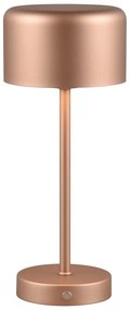 Lampa stołowa LED w kolorze miedzi ze ściemniaczem (wys. 30 cm) Jeff – Trio