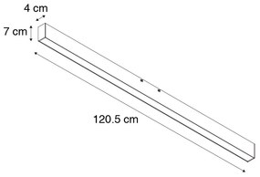 Czarna lampa sufitowa w komplecie z LED 3-stopniowym ściemniaczem 2700-4000K - Keane Nowoczesny Oswietlenie wewnetrzne