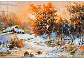 Szklany obraz 70x50 cm Winter – Wallity