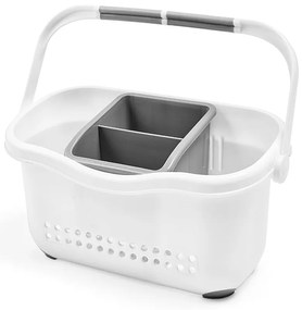 Biało-szary pojemnik do zlewu Addis Caddy