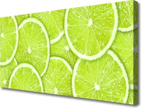 Obraz canvas Orzeźwiające Plasterki Limonki