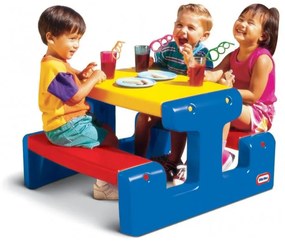 Little tikes ogromny stół piknikowy stolik niebieski