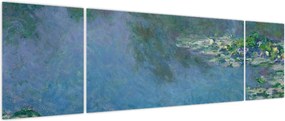Obraz - Claude Monet, Water Lilies, reprodukcje (170x50 cm)