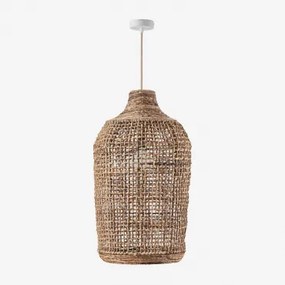 Lampa Sufitowa Wisząca Do Użytku Zewnętrznego Arantxa Naturalny - Biała & Ø40 Cm - ↑70 Cm Arantxa - Sklum