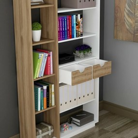 Biblioteczka Luma White and Walnut