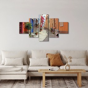 Obraz ulicy Sardynii (125x70 cm)