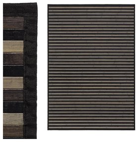 Szary bambusowy dywan 140x200 cm – Casa Selección