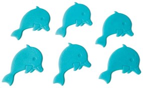 Dziecięca mata antypoślizgowa do wanny 12x8 cm Dauphins – Spirella