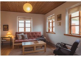 Turkusowa rozkładana sofa 204 cm Grab – Karup Design
