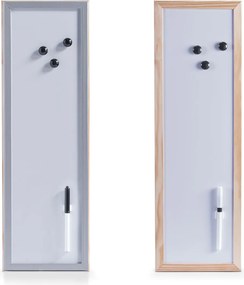 Biała tablica magnetyczna z pisakiem, 20 x 60 cm