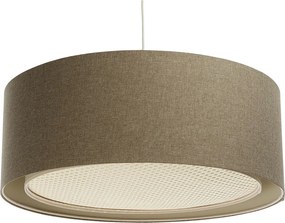 Lampa wisząca ERUTAN RATTAN 40 brązowa