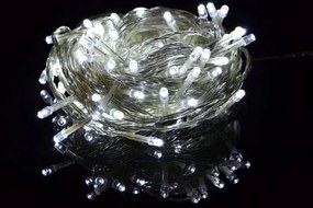 Świąteczny LED łańcuch - 5 m, 50 diod, zimna biel