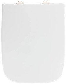 WENKO 24334100-Deska sedesowa EXCLUSIVE 46,5x37 cm biała/srebrna