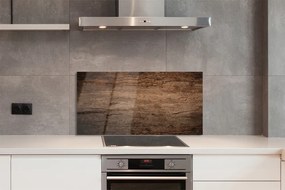 Panel szklany do Kuchni Rustykalne Słoje Drewna