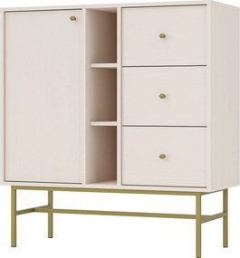 Komoda TORINO 100 cm do Salonu Sypialni Odcienie beżu