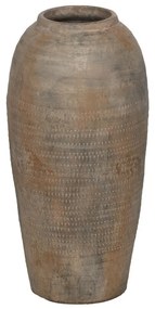 Brązowy ceramiczny wysoki wazon (wysokość 49 cm) Antigo – Ixia