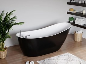 Wanna wolnostojąca NATALIA - 1-osobowa- 282L - 170*75*73 cm - Kolor czarny