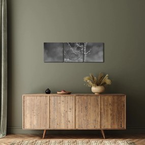 Obraz - Wiejska łąka (z zegarem) (90x30 cm)